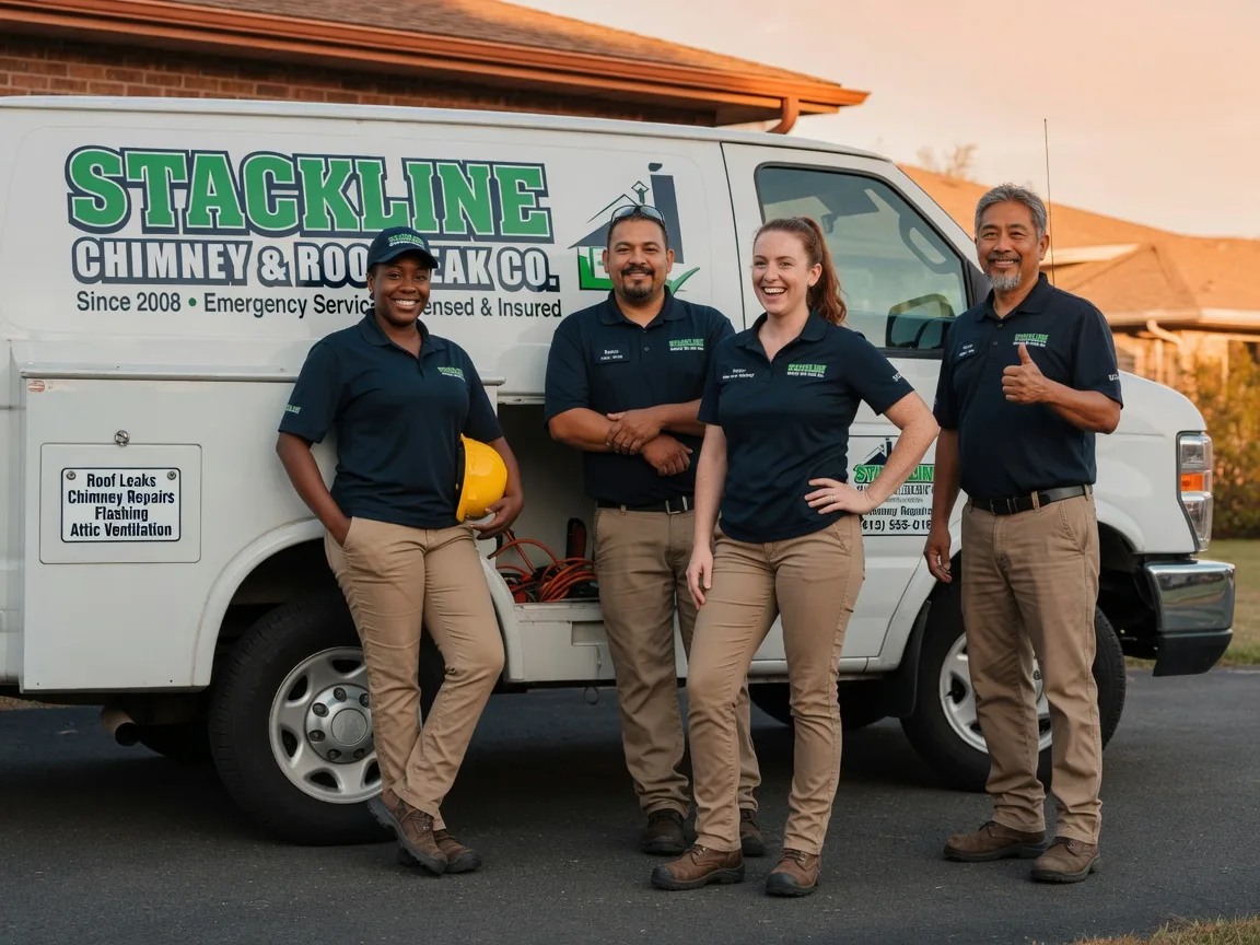 Chimney flashing repair company in Montara, CA